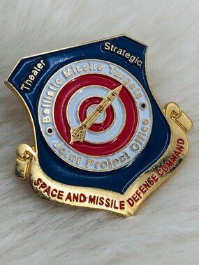 Vintage Official Ballistic Missile Targets Pin